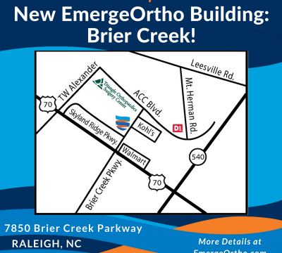 New Building: EmergeOrtho Office Opens in Brier Creek!