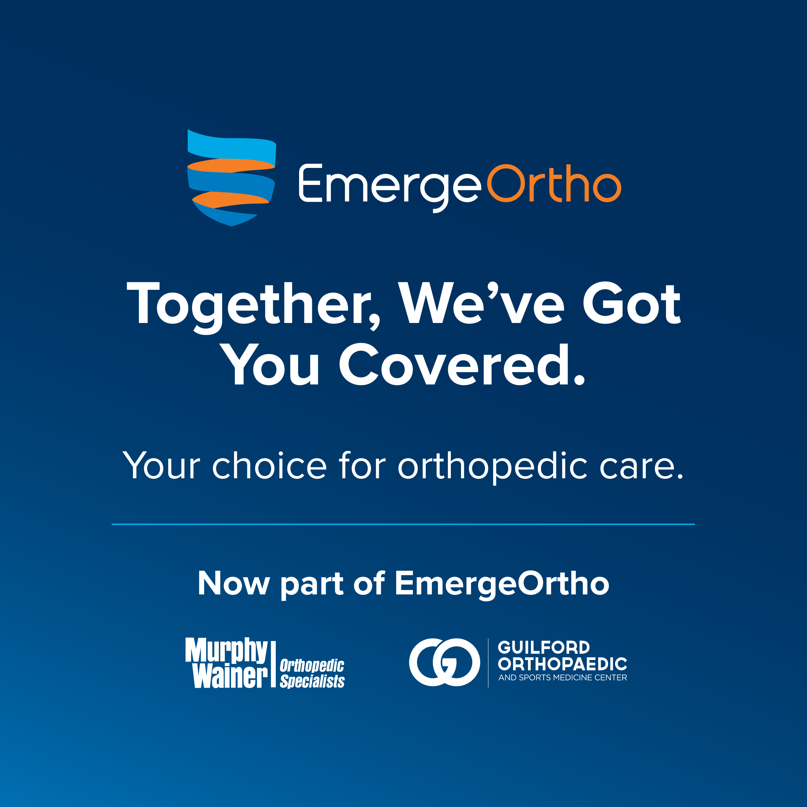 EmergeOrtho Expands in Greensboro Through Strategic Merger